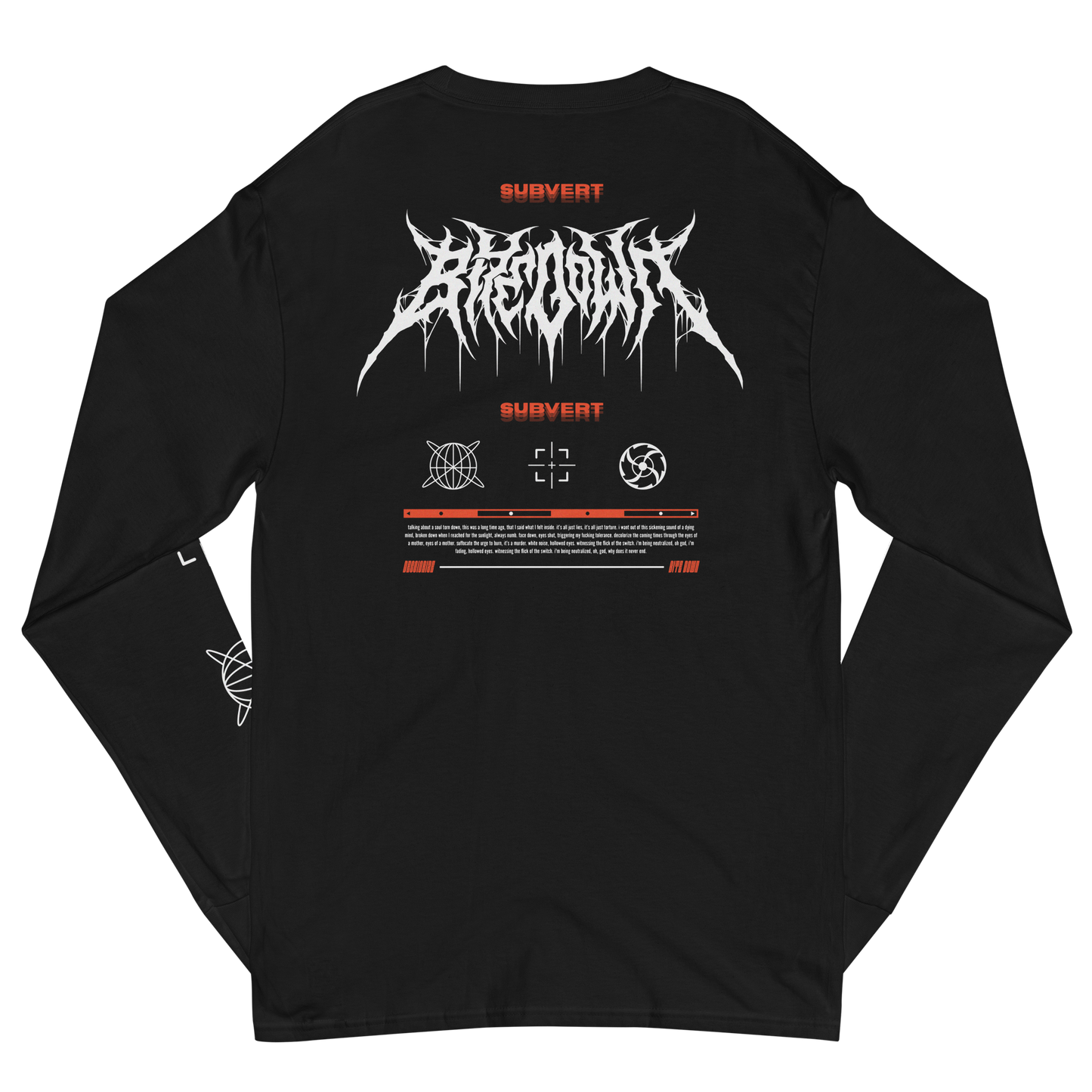 Bite Down x Champion - Decolorized Long Sleeve