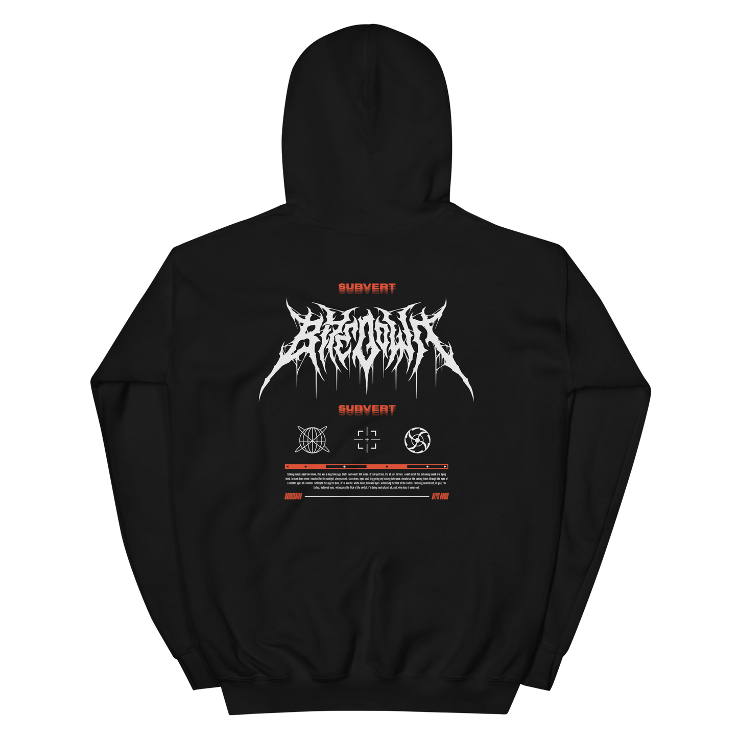 Bite Down - Decolorized Hoodie