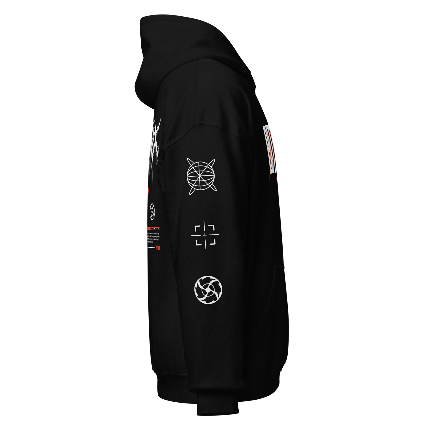 Bite Down - Decolorized Hoodie